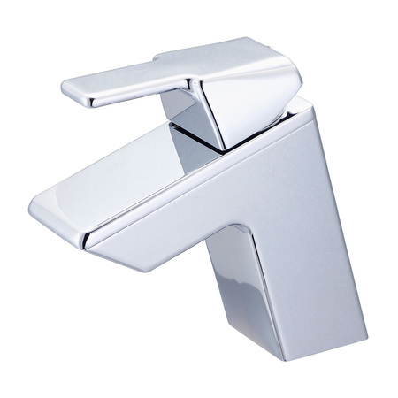 OLYMPIA FAUCETS Single Handle Bathroom Faucet, Compression Hose, Single Hole, Chrome, Weight: 3.3 L-6011